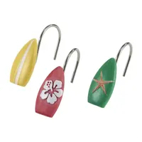 Avanti Surf Time Shower Curtain Hooks