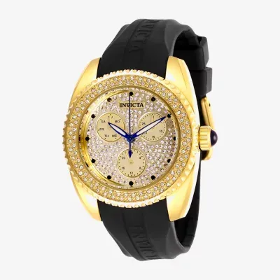 Invicta Jewelry Womens Black Strap Watch 28485