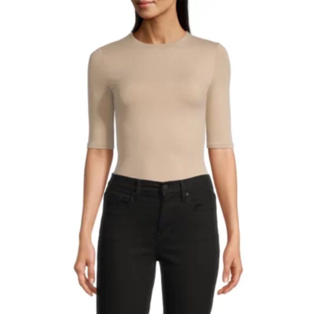 worthington womens high neck long sleeve blouse
