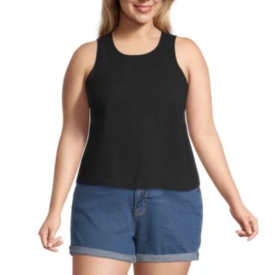 a.n.a-Plus Womens Scoop Neck Camisole