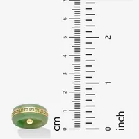 9M Genuine Jade 14K or 10k Gold Band
