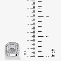 DiamonArt® Mens 3 CT. T.W. White Cubic Zirconia Sterling Silver Fashion Ring