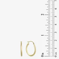 10K Gold 18mm Hoop Earrings