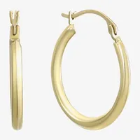 10K Gold 18mm Hoop Earrings