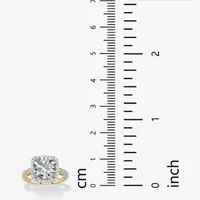 DiamonArt® Womens / CT. T.W. White Cubic Zirconia 14K Gold Over Silver Cocktail Ring