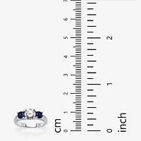 DiamonArt® Womens 1 5/8 CT. T.W. White Cubic Zirconia Sterling Silver Round Engagement Ring