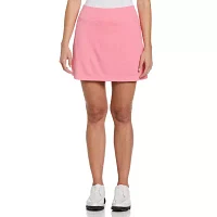 PGA TOUR Womens Mid Rise Midi A-Line Skirt