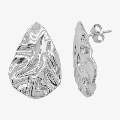 Silver Reflections Pure Silver Over Brass Drop Earrings
