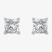 Everstar 1/2 CT. T.W. Lab-Grown (G / SI1-SI2) Diamond Princess-cut Stud Earrings 10K or 14K Gold