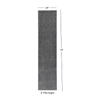 LINON UNDERLAY SOLID RECTANGULAR RUNNER