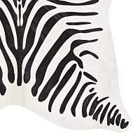 LINON COWHIDE SOLID AREA RUG