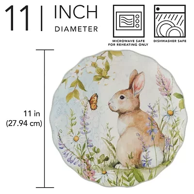 Certified International Easter Meadow 4-pc. Earthenware Dinner Plate