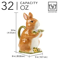 Certified International Easter Meadow Serving Pitcher
