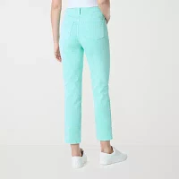 Gloria Vanderbilt Amanda Womens High Rise Regular Fit Ankle Jean