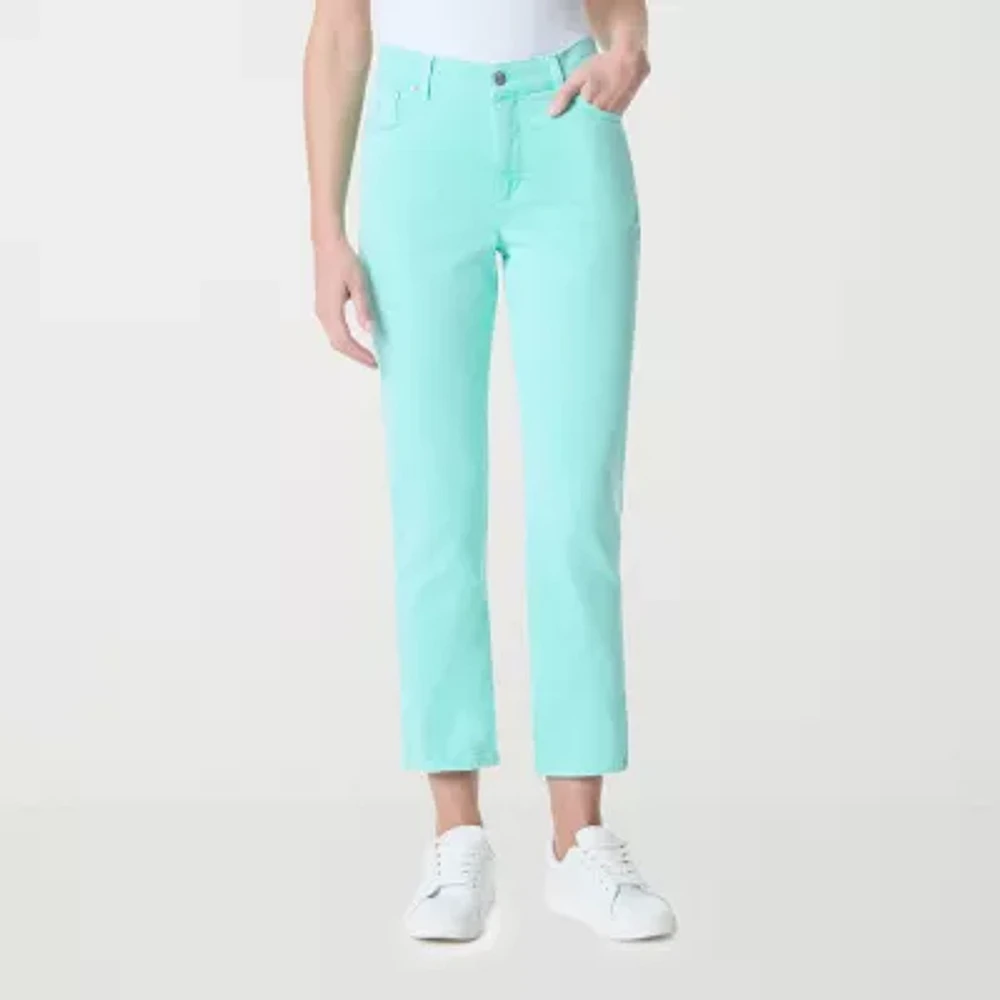 Gloria Vanderbilt Amanda Womens High Rise Regular Fit Ankle Jean