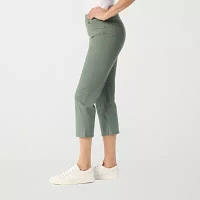Gloria Vanderbilt Womens High Rise Capri Pants