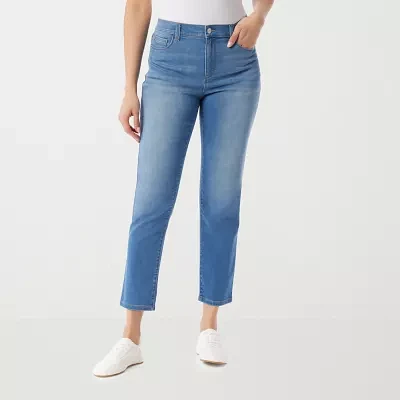 Gloria Vanderbilt Womens Mid Rise Ankle Jean