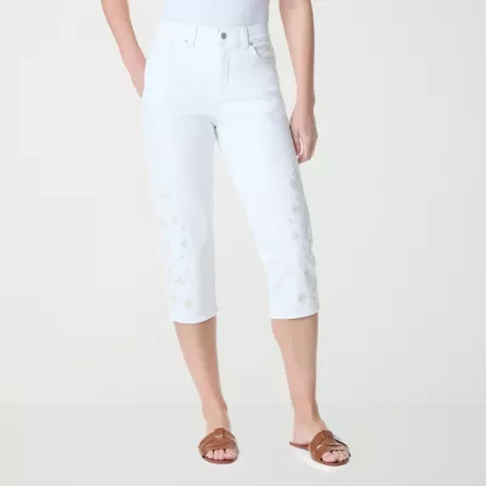 Gloria Vanderbilt Amanda Womens High Rise Capri Pants
