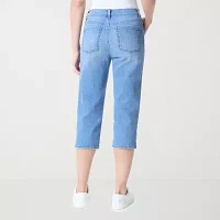 Gloria Vanderbilt Womens High Rise Capri Pants