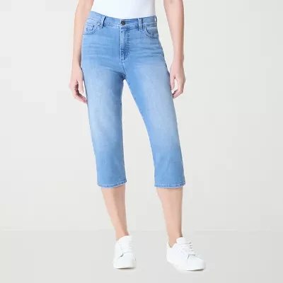 Gloria Vanderbilt Womens High Rise Capri Pants