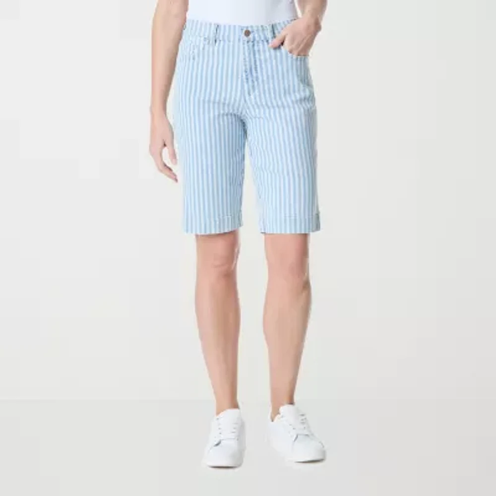 Gloria Vanderbilt Womens High Rise Bermuda Short