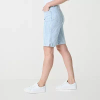 Gloria Vanderbilt Womens High Rise Bermuda Short