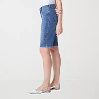 Gloria Vanderbilt Amanda Womens High Rise Bermuda Short