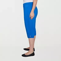 Alfred Dunner Parrot Cay Womens Plus Capri Pants