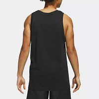 adidas Mens Crew Neck Sleeveless Tank Top