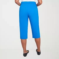 Alfred Dunner Parrot Cay Womens Capri Pants