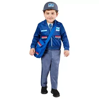 Little & Big Unisex Usps Letter Carrier Kids 4-pc. Costume