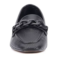 Torgeis Womens Kalina Square Toe Loafers