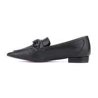 Torgeis Womens Kalina Square Toe Loafers