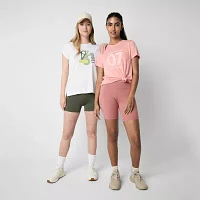 Xersion Womens Crew Neck Short Sleeve Graphic T-Shirt