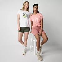 Xersion Womens Crew Neck Short Sleeve Graphic T-Shirt
