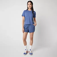 Xersion Everyday Womens Crew Neck Short Sleeve T-Shirt