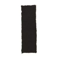Linon Flokati Solid Woven 2'4" X 8'6" Rectangular Runner