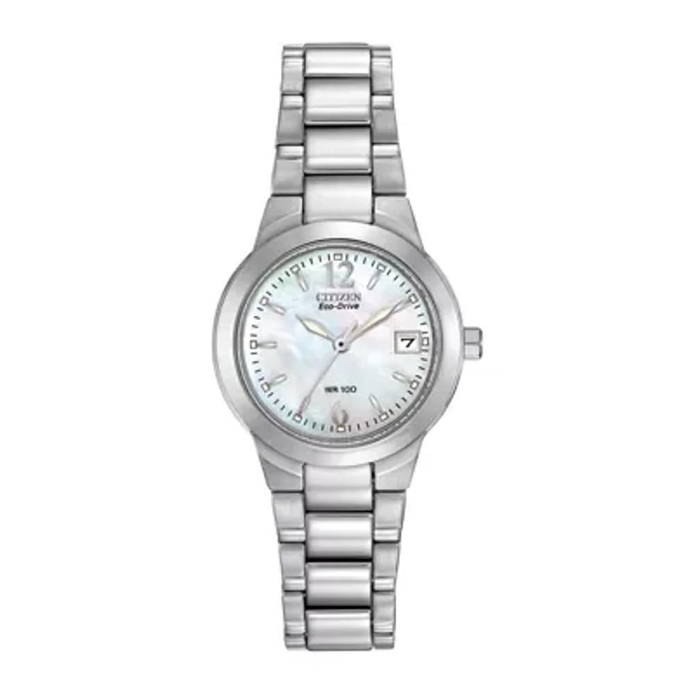 Citizen Chandler Womens Silver Tone Stainless Steel Bracelet Watch Ew1670-59d