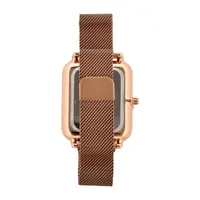 Geneva Womens Rose Goldtone Bracelet Watch Wac8698jc