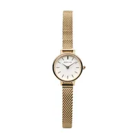 Bering Womens Gold Tone Stainless Steel 2-pc. Watch Boxed Set 11022-334-1-Gwp190