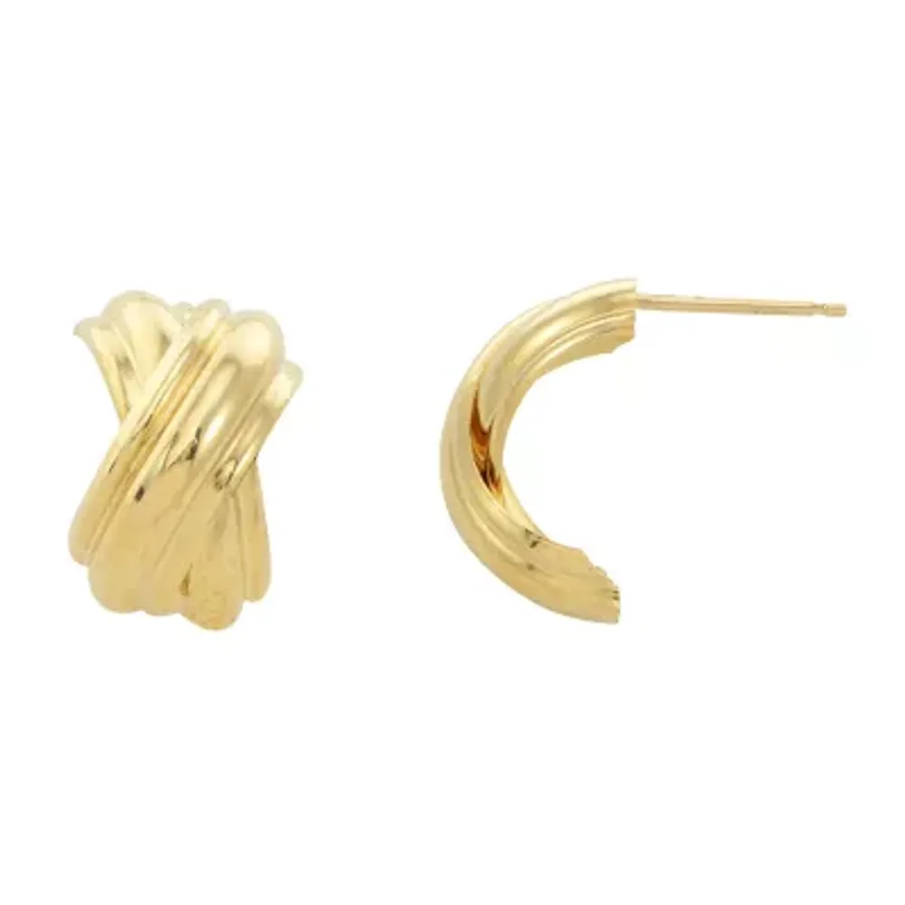 14K Gold 20.3mm Stud Earrings