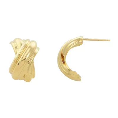 14K Gold 20.3mm Stud Earrings