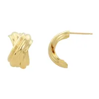 14K Gold 20.3mm Stud Earrings