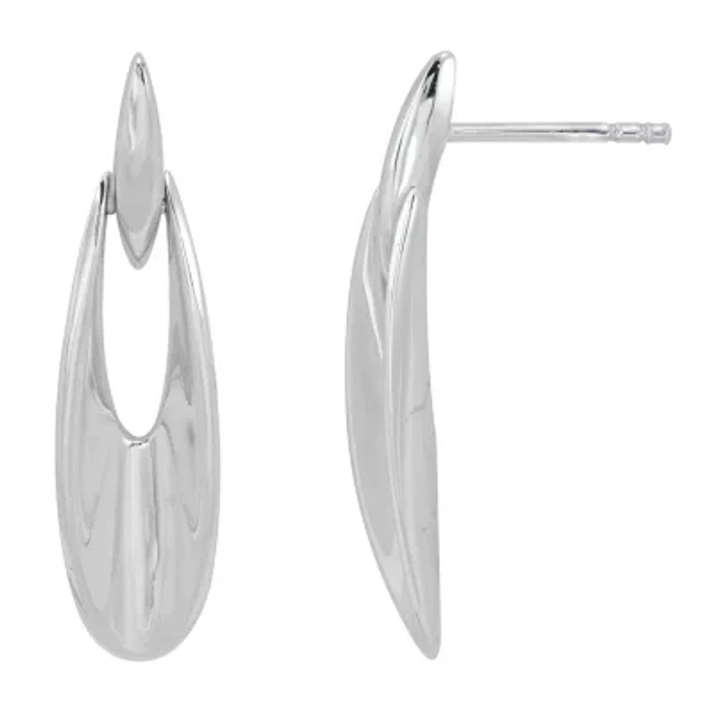 Deal Zone Womens Sterling Silver Drop Earrings