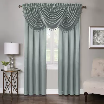 Regal Home Regency Rod Pocket Light-Filtering Single Curtain Panels