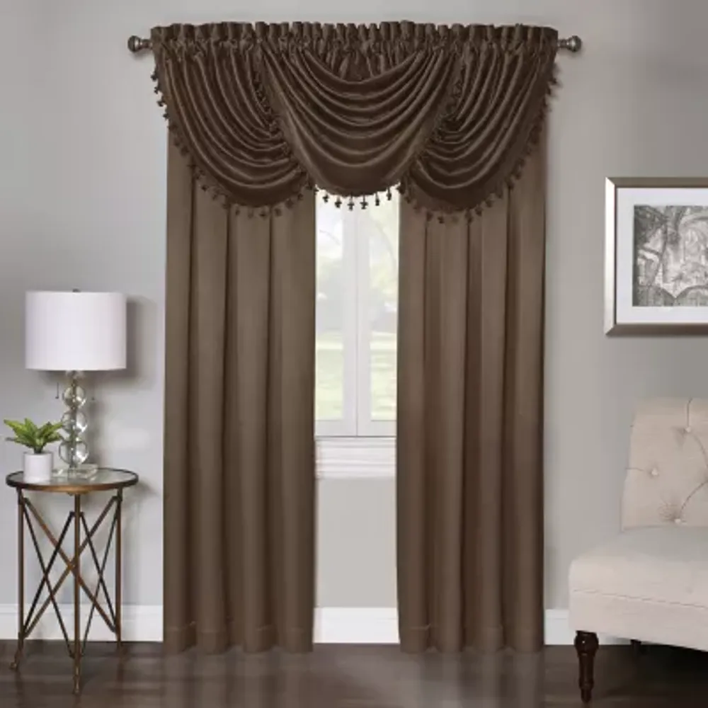 Regal Home Regency Light-Filtering Rod Pocket Single Curtain Panel