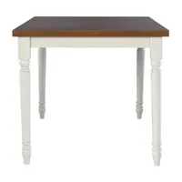 Theona Rectangular Wood-Top Dining Table