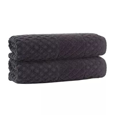 IZOD 6-pc. Solid Gray Bath Towel Set, Color: Gray - JCPenney