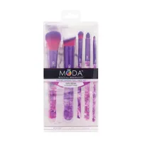 MODA® Purple Smoke Show Face Brush 5p Set