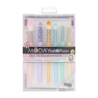 MODA® Posh Pastel Eye Flip 6pc Brush Set